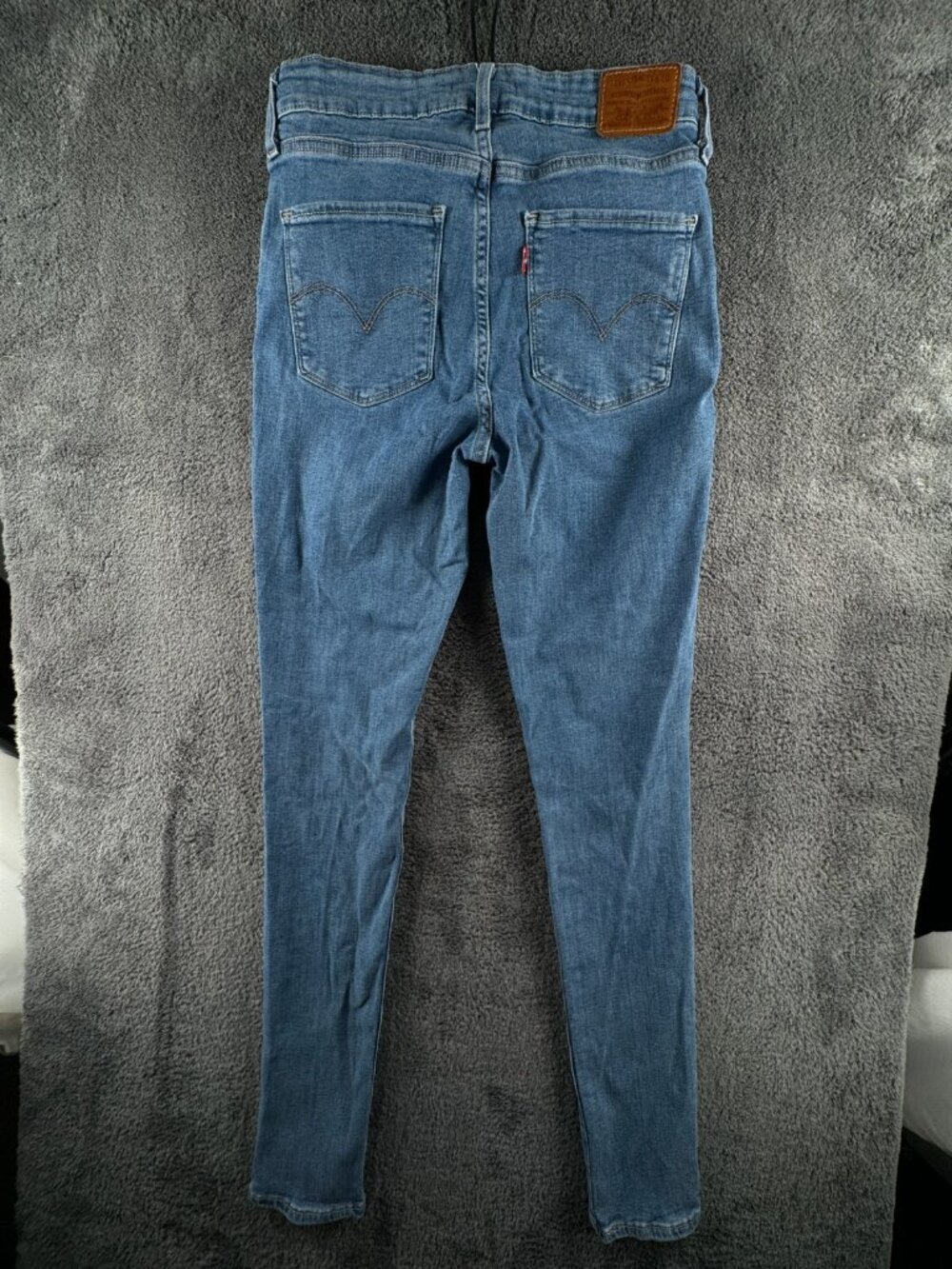 Levis Premium 721 High Rise Skinny Denim Blue Jeans Size 29 Women Cotton Blend - Picture 14 of 16